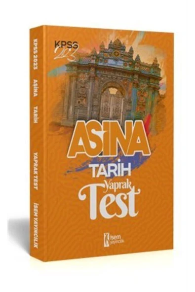 İsem Kitap 2023 Isem Test Kpss Aşina Tarih Çek Kopart Yaprak Test ürün görseli