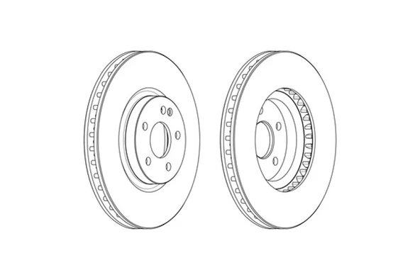 Mercedes Fren Diski Ön - Fren Diski Ön - Frd Fcr379a - Resim 1