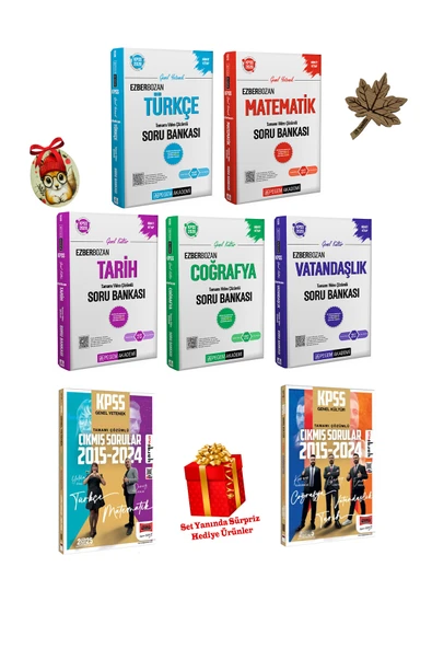 Pegem Akademi Yayıncılık Kpss 2026 Lisans Pegem Ezberbozan Gygk Soru Bankası Çıkmış Sorular Tüm Dersler (4 HEDİYELİ ) ürün görseli