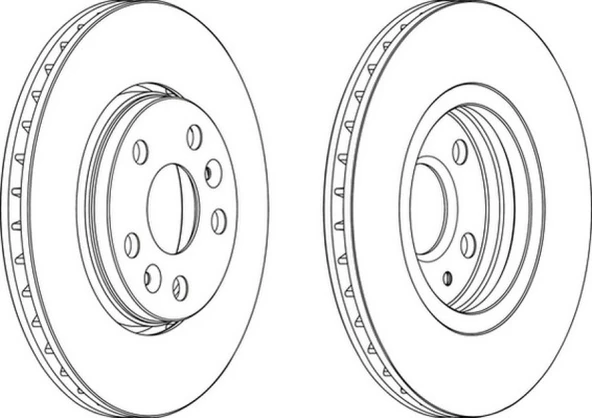 Renault Fren Diski Ön - Takım  280mm(5 Bijon) - Frd Ddf1733 - Resim 1