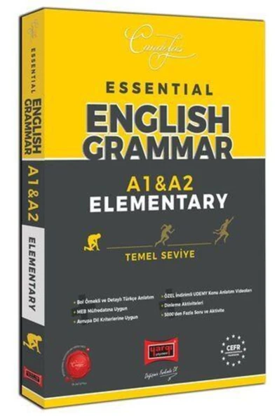Yargı Yayınları Yargı Essential English Grammar A1 A2 Elementary Temel Seviye ürün görseli