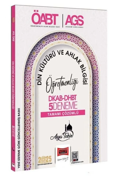 Yargı Yayınları Yargı 2025 Öabt Meb-ags Dhbt Din Kültürü Ve Ahlak Bilgisi Öğretmenliği 5 Deneme Çözümlü - Asya Tekin ürün görseli