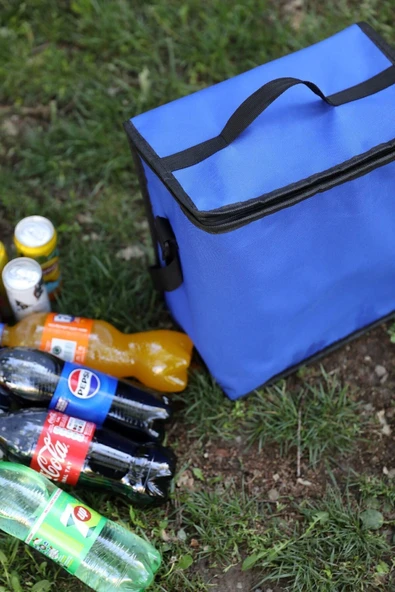 teknotrust Mavi 25 Lt Su Geçirmez Çanta Soğuk Sıcak Muhafazalı Termos Outdoor Araç Kamp Sahil Piknik Çantası 2 - Resim 2