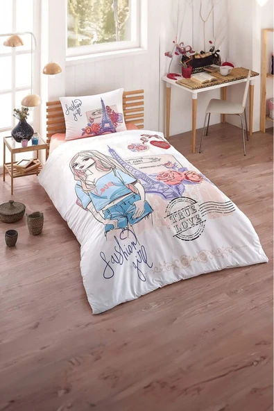 Kristal By Taç Kristal Fashion Tek Kişilik Genç Nevresim Takımı ürün görseli