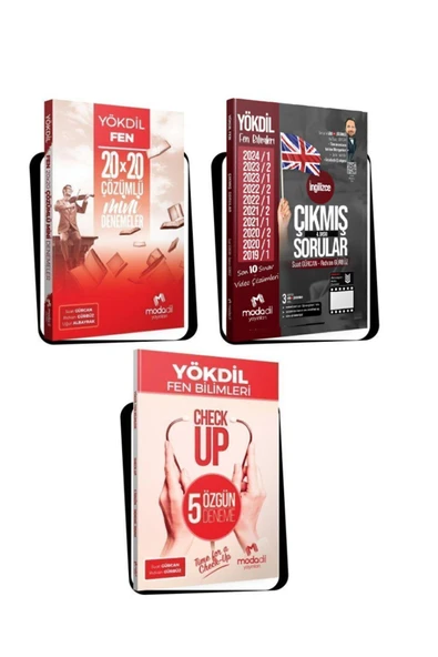 Modadil YÖKDİL FEN Deneme ve Soru Seti Yayınları ürün görseli
