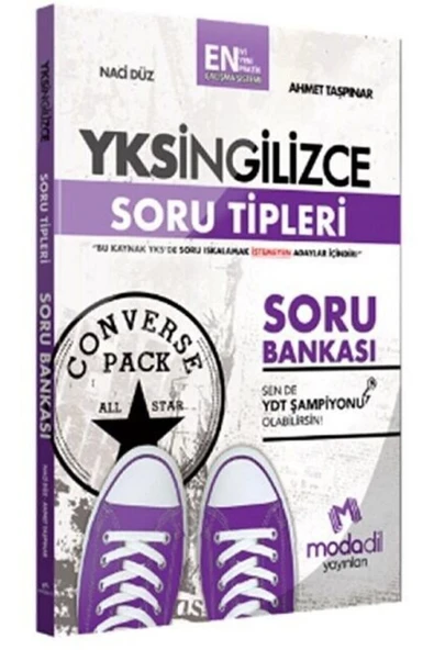 Modadil Yks Ingilizce Soru Tipleri Soru Bankası Moda Dil Yayınları ürün görseli