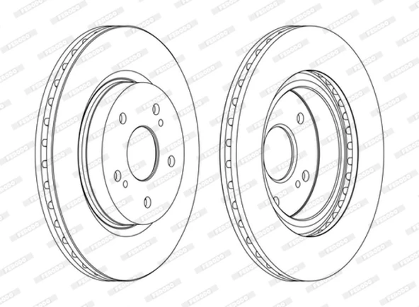 Japon Fren Diski Ön - . - Frd Ddf1635c - Resim 1