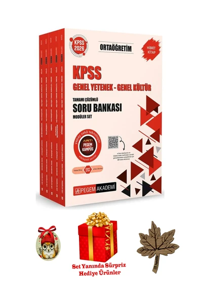 Pegem Akademi Yayıncılık 2026 Ortaöğretim KPSS GYGK Pegem 5li Soru Bankası Seti 4 HEDİYELİ ürün görseli