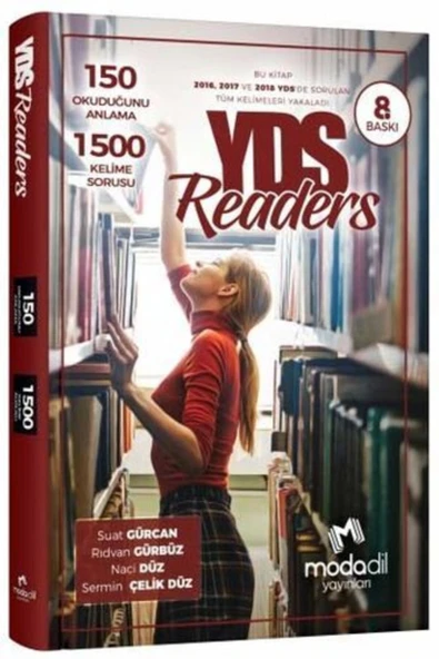 Modadil Yayınları YDS Readers / Rıdvan Gürbüz / Modadil Yayınları / 9786057986597 ürün görseli
