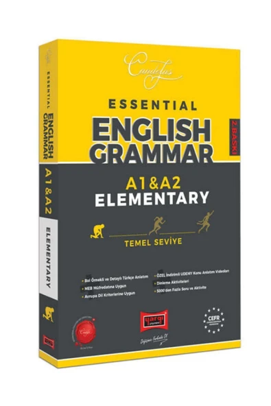 Yargı Yayınları Essential English Grammar A1 A2 Elementary Temel Seviye ürün görseli