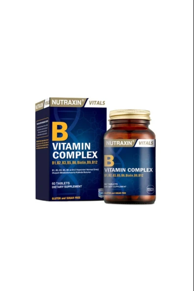 Nutraxin Vitamin Ve Mineral Takviyesi D3 Vitamini 120 Tablet + B Vitamini 60 Tablet - Resim 3