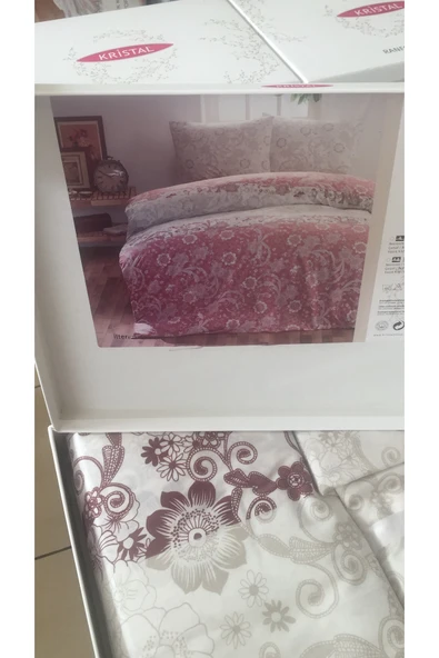 YÜNTEKS Kristal Ranforce Kutulu Nevresim Takımı Tek Kişilik İlter G.kurusu ürün görseli