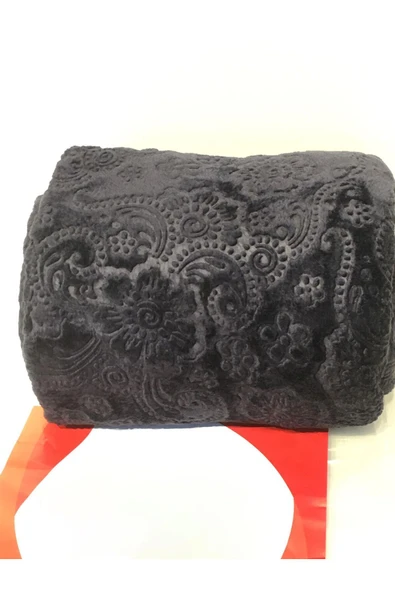 Padişah PADİŞAH ÇİÇEK DESENLİ SİYAH ÇİFT KİŞİLİK BATTANİYE ürün görseli 1