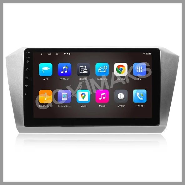 VOLKSWAGEN PASSAT B8 METALİK GRİ UYUMLU 8GB RAM 128GB HAFIZA ANDROID MULTIMEDIA - Resim 8