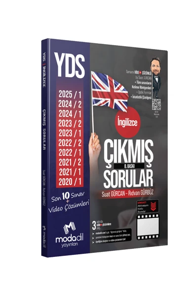 Modadil Yayınları Yds Ingilizce Çıkmış Sorular - Suat Gürcan, Rıdvan Gürbüz Yayınları ürün görseli
