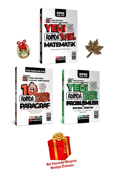 PeraMila Mehmet Bilge Yıldız 7 Adımda Temel Matematik Problemler Paragraf Konu Anlatımlı Soru Bankası Win ürün görseli