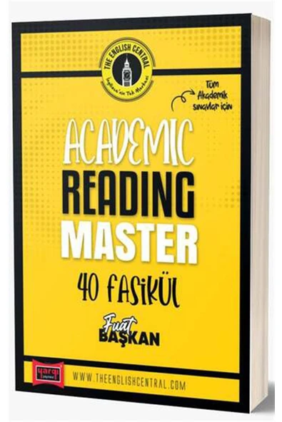 Yargı Yayınları Tüm Akademik Ingilizce Sınavları Için Academic Reading Master 40 Fasikül ürün görseli