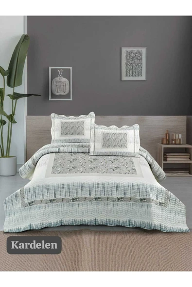 YÜNTEKS Örtüm Çift Kişilik Kapitone Yatak Örtüsü Forewer - Resim 6