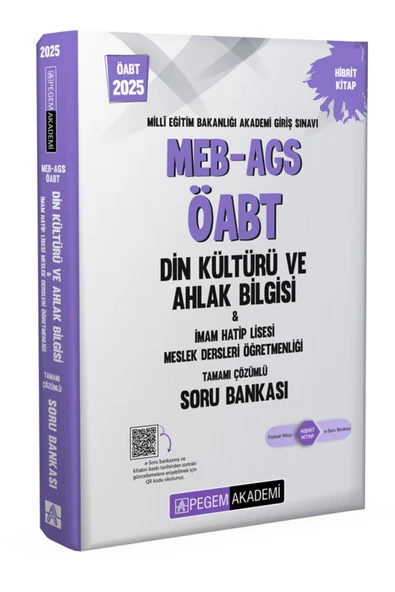 Pegem Akademi Yayıncılık 2025 Meb-ags-öabt Din Kültürü Ve Ahlak Bilgisi-imam Hatip Lisesi Tam. Çöz. Soru Bankası ürün görseli