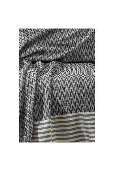 YÜNTEKS Fushia Pamuk Koltuk Örtüsü Yatak Örtüsü Çok Amaçlı Örtü 170x210 - Resim 2