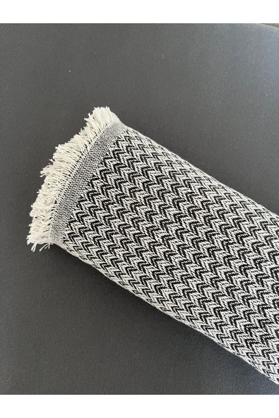 Pabjewelry Fushia Pamuk Koltuk Örtüsü Yatak Örtüsü Çok Amaçlı Örtü 170x210 - Resim 11