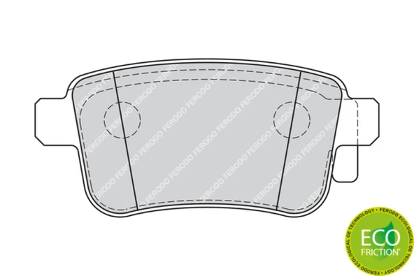 Renault Fren Balatası Arka - Disk - Frd Fdb4186w - Resim 1