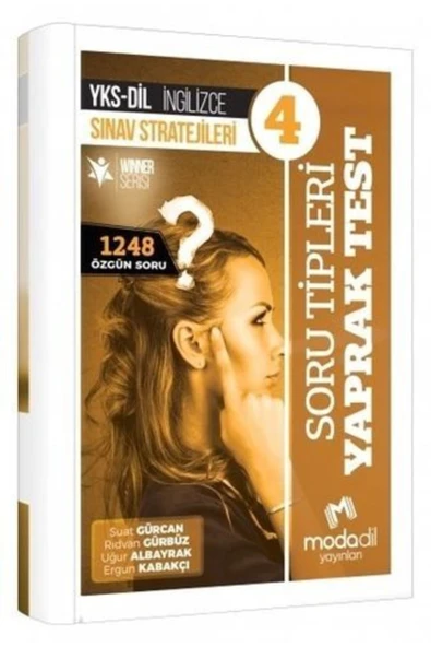 Modadil Yks Dil Ingilizce Sınav Stratejileri-4 Soru Tipleri Yaprak Test Yayınları ürün görseli