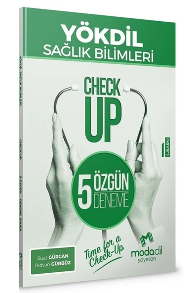 Modadil Yayınları Modadil Yayınları YÖKDİL Sağlık Bilimleri Check Up 5 Özgün Deneme ürün görseli