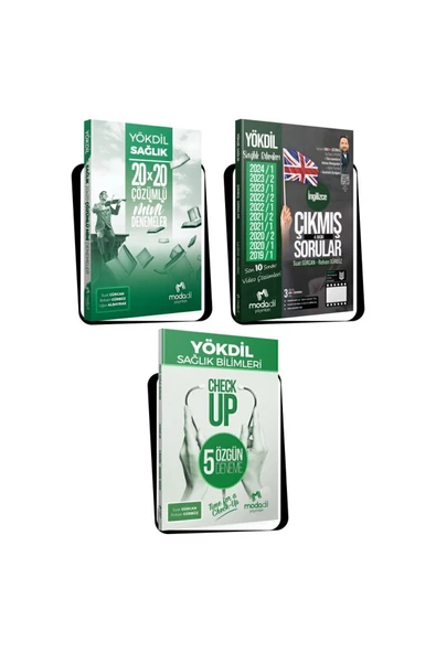 Modadil YÖKDİL SAĞLIK Deneme ve Soru Seti Yayınları ürün görseli