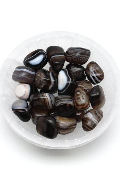 Madagaskar Akik Doğal Taş Tamburlanmış Parça - Tımbıl - TMB-0195 ürün görseli 1