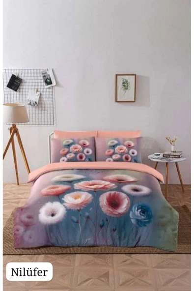 YÜNTEKS Örtüm Çift Kişilik Uyku Seti Nilüfer ürün görseli 1
