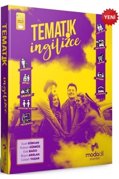 Modadil Yayınları Tematik Ingilizce - Suat Gürcan - Rıdvan Gürbüz - Mart 2021 Yeni Güncel Son Baskı ürün görseli