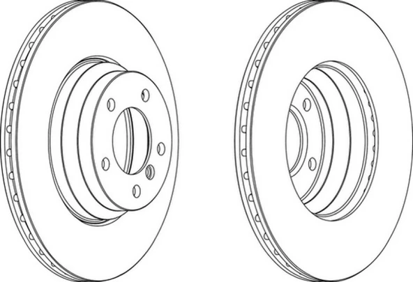 Bmw Fren Diski Ön - Adet - Frd Ddf1535c-1 - Resim 1