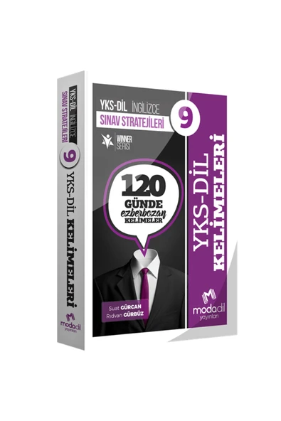 Modadil Yayınları Modadil YKS-DİL İngilizce Sınav Stratejileri 9 - 120 Günde Ezberbozan YKSDİL Kelimeleri Modadil Yayı ürün görseli