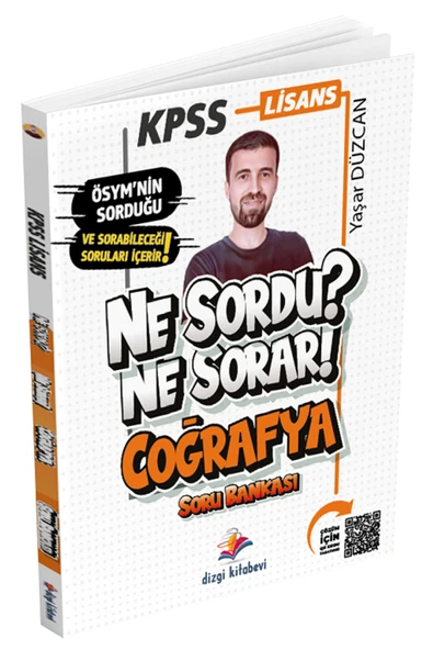 Dizgi Kitap 2026 KPSS Coğrafya Ne Sordu Ne Sorar Soru Bankası Çözümlü - Yaşar Düzcan Yay ürün görseli