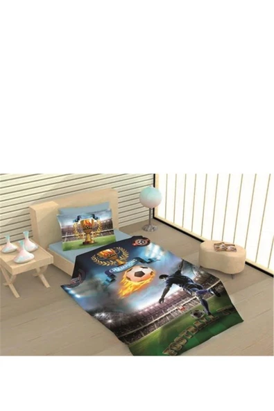 MATEXS Örtüm 3d Uyku Seti Tek Kişilik Champion ürün görseli 1