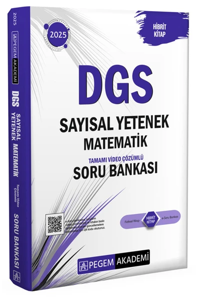 Pegem Akademi Yayıncılık Pegem 2025 DGS Matematik Sayısal Mantık Soru Bankası Çözümlü Pegem Akademi Yayınları ürün görseli