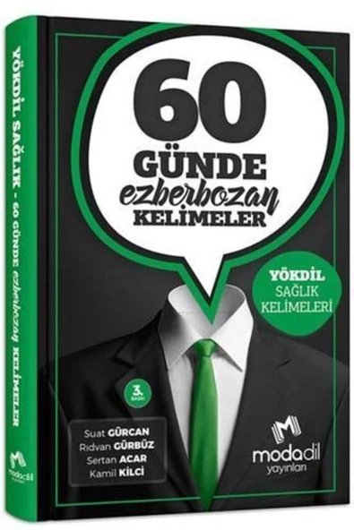 Modadil Yayınları Modadil Yayınları 60 Günde Ezberbozan Yökdil Sağlık Kelimeleri ürün görseli