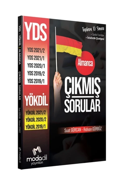 Modadil Yayınları Modadil YDS Almanca Çıkmış Sorular - Suat Gürcan, Rıdvan Gürbüz Modadil Yayınları ürün görseli