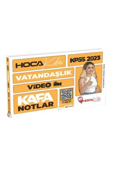 Hoca Kafası Yayınları 2024 Vatandaşlık Video Ders Notları - Esra Özkan Karaoğlu - ürün görseli