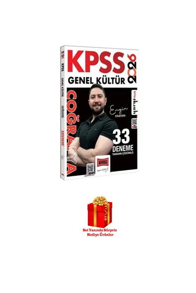 PeraMila 2026 KPSS Yargı Yayınları Coğrafya Engin Eraydın 33 Deneme (Hediyeli) ürün görseli