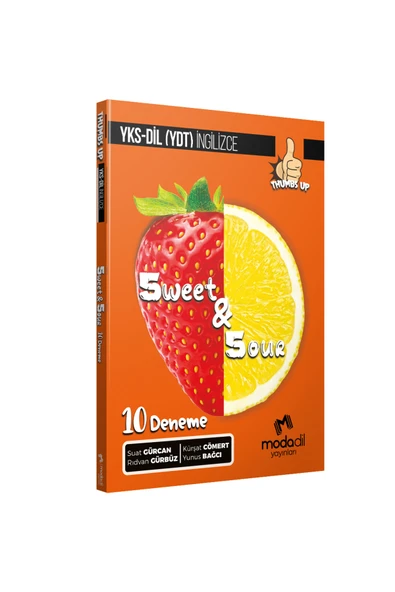 Modadil YKS-DİL Thumbs Up - 10 Deneme - Sweet and Sour Yayınları ürün görseli