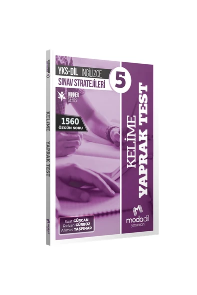 Modadil Yayınları YKS-DİL İngilizce Sınav Stratejileri 5 - Kelime Yaprak Test ürün görseli