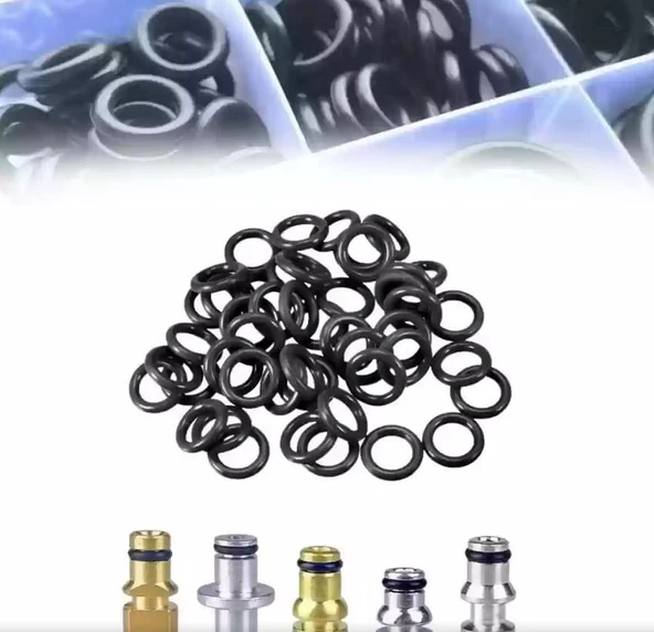 Zhltools 225 Parça Kauçuk Conta Seti Kendiliğinden Saklama Kutulu O Halkası Seti - Resim 2