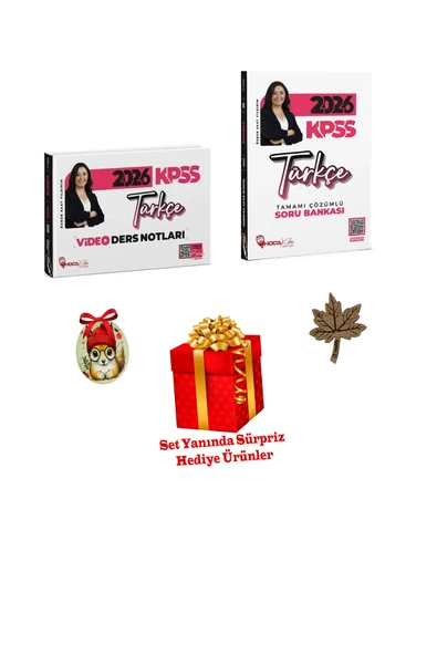Hoca Kafası Yayınları 2026 Kpss Türkçe Video Ders Notu Ve Soru Bankası 2 Liset - Öznur Saat Yıldırım (4 HEDİYELİ) ürün görseli
