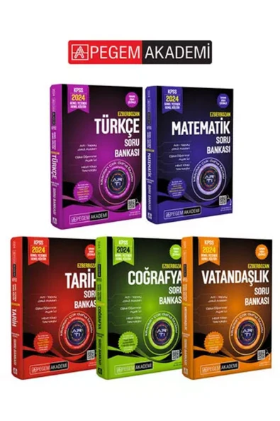 Pegem Akademi Yayıncılık Pegem Akademi 2024 Kpss Gygk Ezberbozan Soru Bankası Set (5 Kitap) ürün görseli