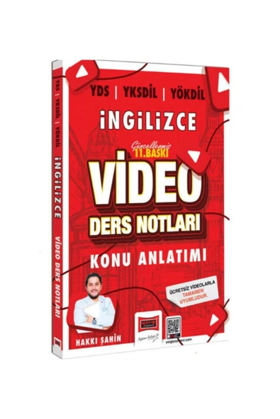 Yargı Yayınları Hakkı Şahin YDS YÖKDİL YKSDİL İngilizce Video Ders Notları ürün görseli