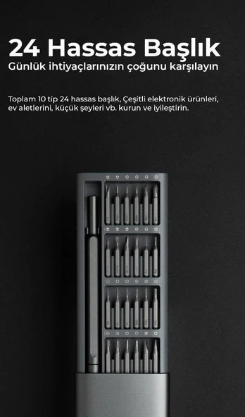OUTLET Shaza 24lü Hassas Tornavida Seti SZT01 OUTLET - Resim 4