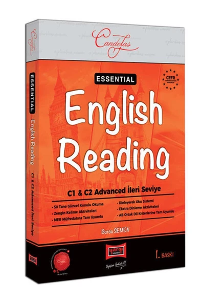 Yargı Yayınları Candelas Essential English Reading C1&c2 Advanced Ileri Seviye ürün görseli
