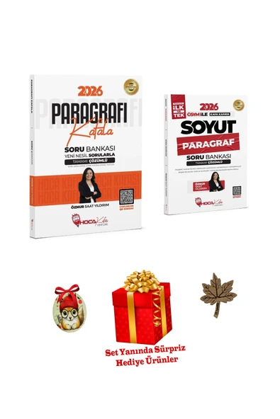 Hoca Kafası Yayınları 2026 KPSS TYT AYT KPSS ALES DGS Paragrafı Kafala Soyut Paragraf (4 HEDİYELİ) Öznur Saat ürün görseli